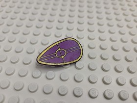 LEGO Star Wars Purple Minifigure Gold Border Gungan Shield 2586ps1 Set 7115