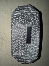 MAC Cosmetics Small Holiday Makeup Bag Pouch Silver with Zipper