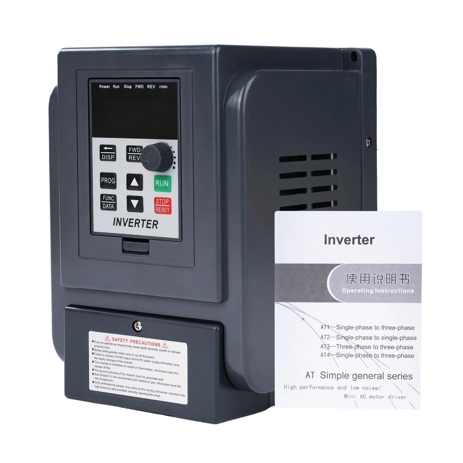 1 Phase 220V to 3 Phase 380V VFD Inverter