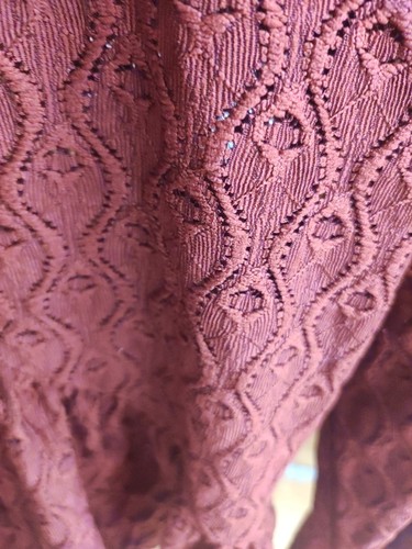 Damen-Shirt+Gr. M+Rost+ Pigalle+Chic+Ausbrenner Musterung - Bild 4 von 7