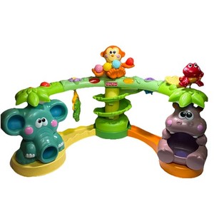 Fisher Price Go Baby Go Crawl & Cruise Musical Jungle RARE