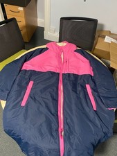 Pink and Blue Fleeced Waterproof Changing Robe One Size