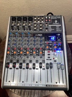 Behringer Xenyx 1204FX Analog Mixer 12-Channel Multi FX Processor Phantom Power
