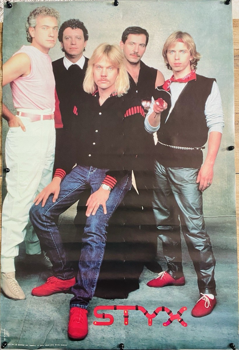 STYX レコード3枚とパンフレット 1983 Styx Rock Band Original Poster 36 X 24 Inch | eBay