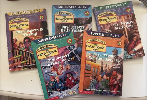 The Adventures Of The Bailey School Kids Super Special #1-5 Lot Of PB Books