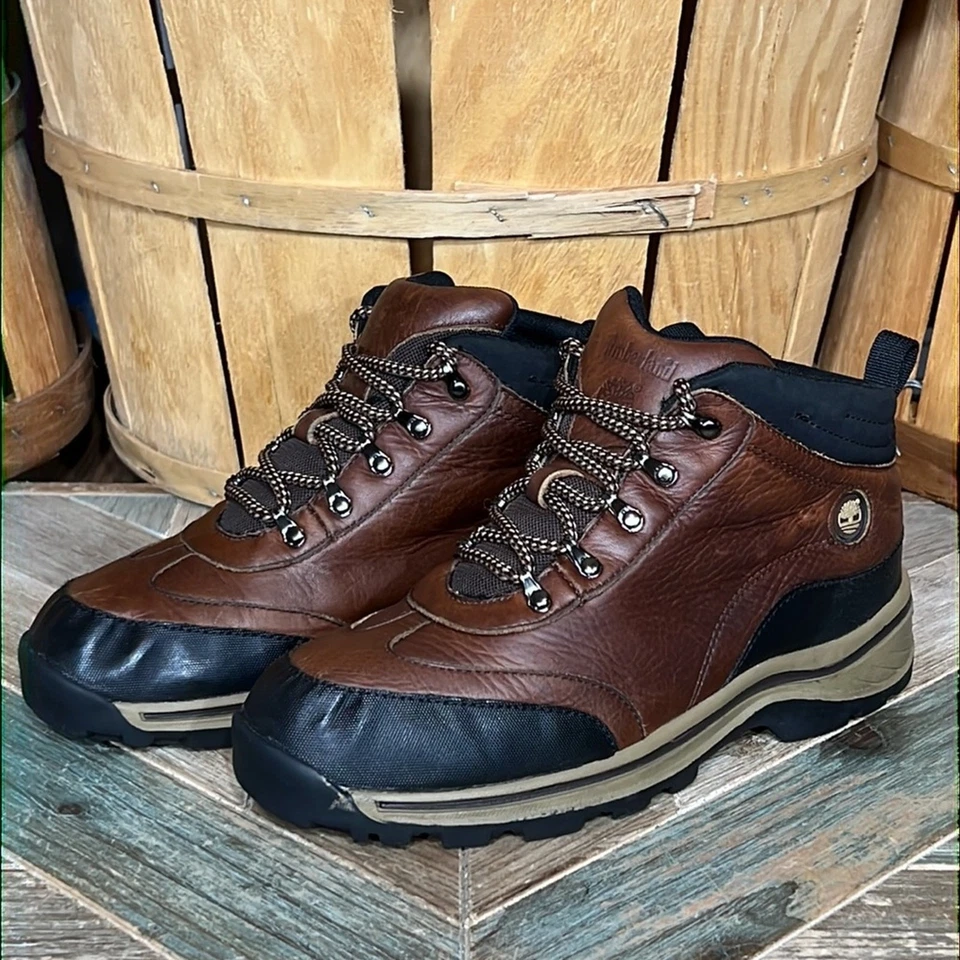 Timberland Backroads Botas de Senderismo Impermeables de Cuero Marrón con Cordones para Mujer Talla 7 Foto 3 de 4