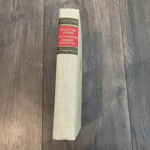 Vintage Hardcover ausgewählte Werke von Gedichten Classic Club Robert Browning