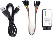 Dispositif d'analyseur logique USB, LA1002 Mini Portable Channel Logic Analyzer 