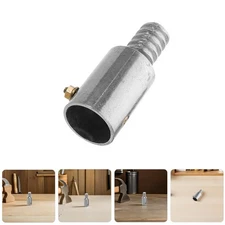  3 Pcs Mop Pole Extension Connector Aluminum Replacement Tip Handle Threaded