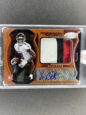 2021 Panini Certified Freshman Fabric Kyle Pitts Patch Auto RC /25 Sealed