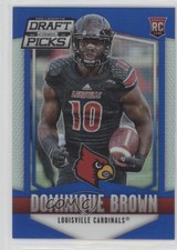 2015 Panini Prizm Collegiate Draft Picks Blue 54/75 Dominique Brown #180 1s8