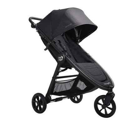Baby Jogger City Mini GT2 Stroller Black All-Terrain w/ Car Seat Adapter