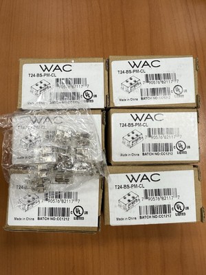 T24-BS-PM-CL WAC Lighting Power To Tape Connector - 10pcs Per Box