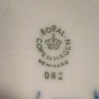 Royal Copenhagen Porcelain Blue & White Floral Cup & Saucer Set Denmark 082 — photo 7