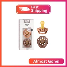 BIBS Pacifiers - Boheme Collection | BPA-Free Round Nipple | Nautral Rubber Late