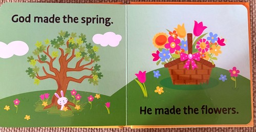 GOD MADE Animals, Colors, Earth & Seasons Padded Board Books CHOICE-4 Pre-K NEW! - Picture 14 of 18