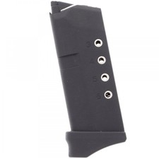 ProMag 6-Round Magazine for GLOCK Model 43 G43 9mm, GLK12, Black Polymer