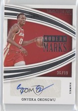 2021-22 Panini Immaculate Modern Marks 36/99 Onyeka Okongwu #MM-OYO Auto 9l4