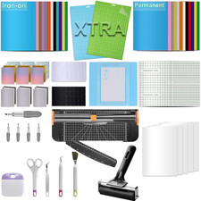Cricut Joy Xtra Starter Kit: Complete Bundle for Beginners with Essential Tools