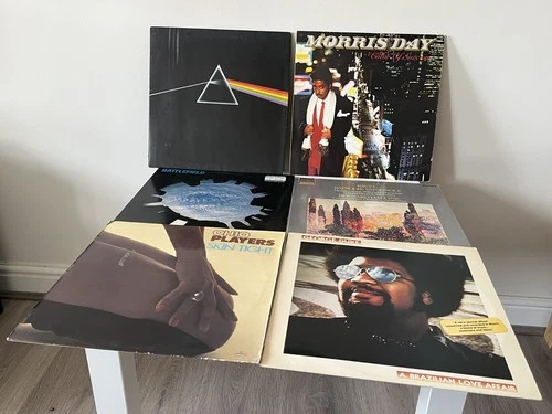 PINK FLOYD DARK SIDE OF THE MOON HARVEST 1973, MORRIS DAY, GEORGE DUKE VINYL LOT