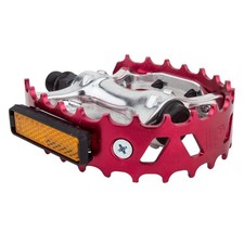 VP-747 3rd gen bear trap XC-II BMX alloy pedals - 9/16" - RED