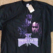 NWT Vintage 1998 WWF/WWE Undertaker double sided T-shirt, 90s, wrestling, new