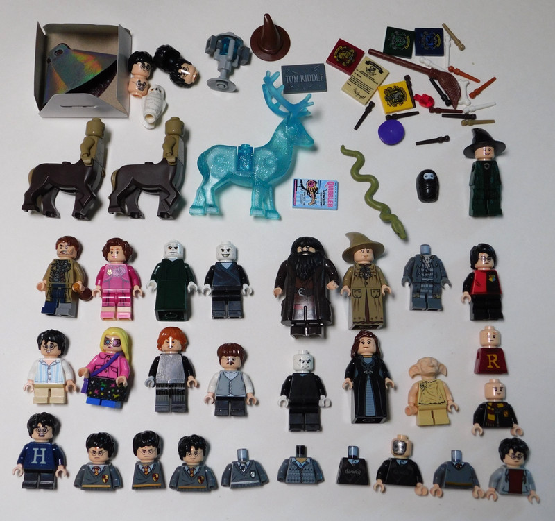 LEGO Harry Potter Minifigures HUGE Lot of 14+ Minifigures & Parts + Accessories