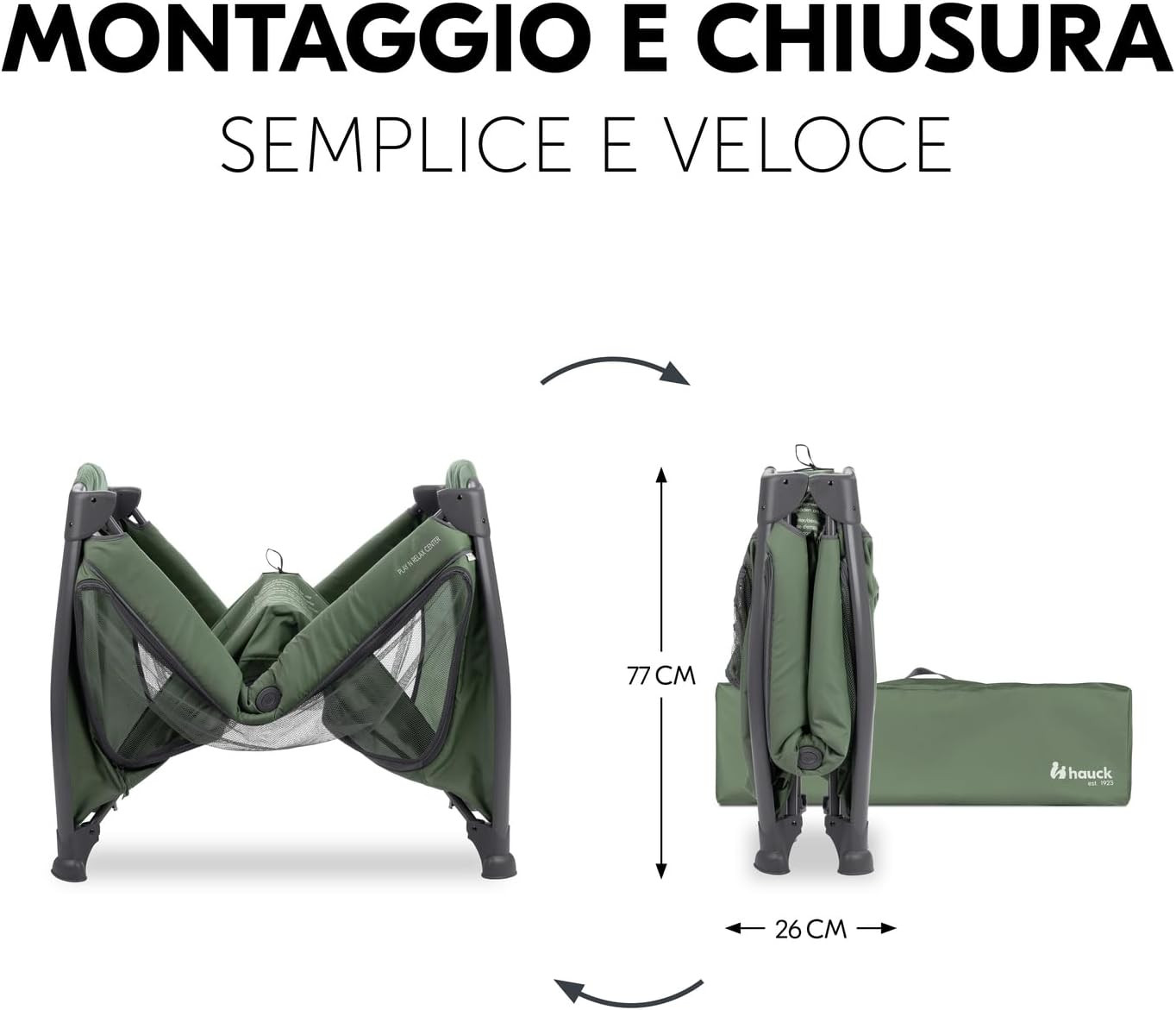 Lettino Da Viaggio Play N Relax Center - Culla Neonato Da 0 Mesi Fino a 15 Kg - foto 4