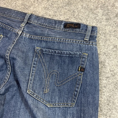 Citizens Of Humanity Sid Straight Leg Button Fly 604 Jeans Mens 40x34 Blue Denim - Picture 8 of 11