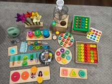 Large Lot of Lovevery Play Kits Wooden Toys and Accessories Montessori EUC