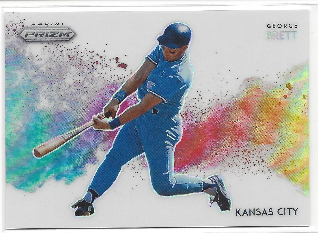GEORGE BRETT 2023 PANINI PRIZM BASEBALL COLOR BLAST INSERT #CB1 ROYALS RARE SP