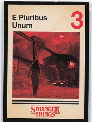 E Pluribus Unum #68 - Stranger Things Panini TCG Karte Sammelkarte