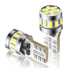 2x Auxito Led License Plate Tag Light Bulb W5w 168 2825 194 6500k T10