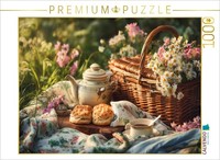 Calvendo Puzzle A Motif From The Calendar Nostalgic Teatime | 1000 Pieces, Finis