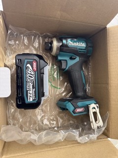 Makita Brushless 40v 4 Speed Impact Driver TD001GZ 1 x BL4025 2.5ah Battery