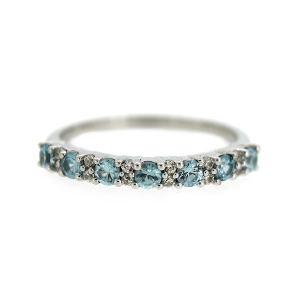 Cavill Ratanakiri Zirkon Ring Damen Silber 925 Rundschliff 1,2Ct Blau Elegant-image