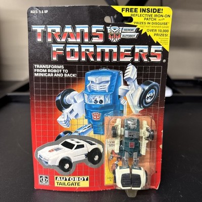 Vintage 1986 G1 Hasbro Transformers Minibot Tailgate MOC NEW