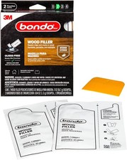 Bondo Wood Filler Ready Mix Pouches, Contains 2 Wood Filler Pouches 2 oz with 2