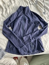 NWOT Lululemon Nulu Define Jacket Size 10 Navy Blue Long Sleeve Full Zip