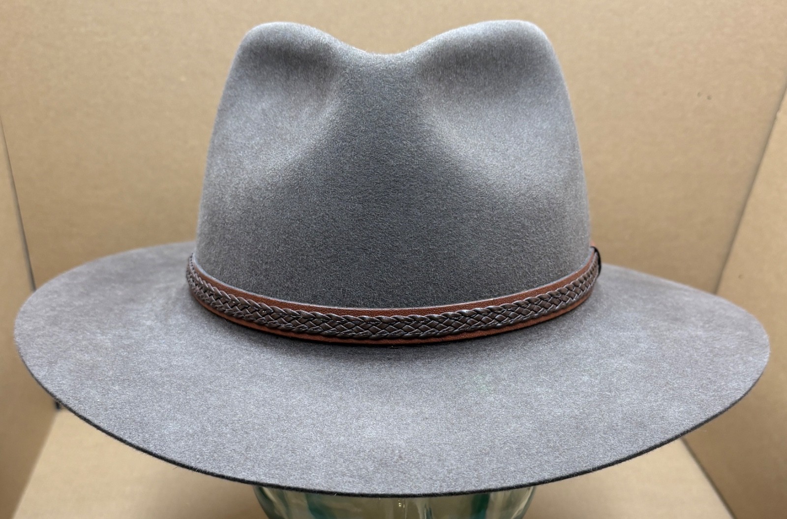 Authentic Australian Akubra Leisure Time Mens Hat Size 57 Australian, 7 1/8 US image 2