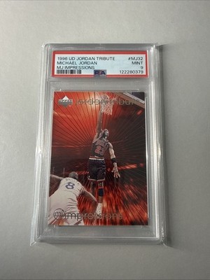 1996 Upper Deck Jordan Tribute Michael Jordan MJ Impressions #MJ32 PSA 9