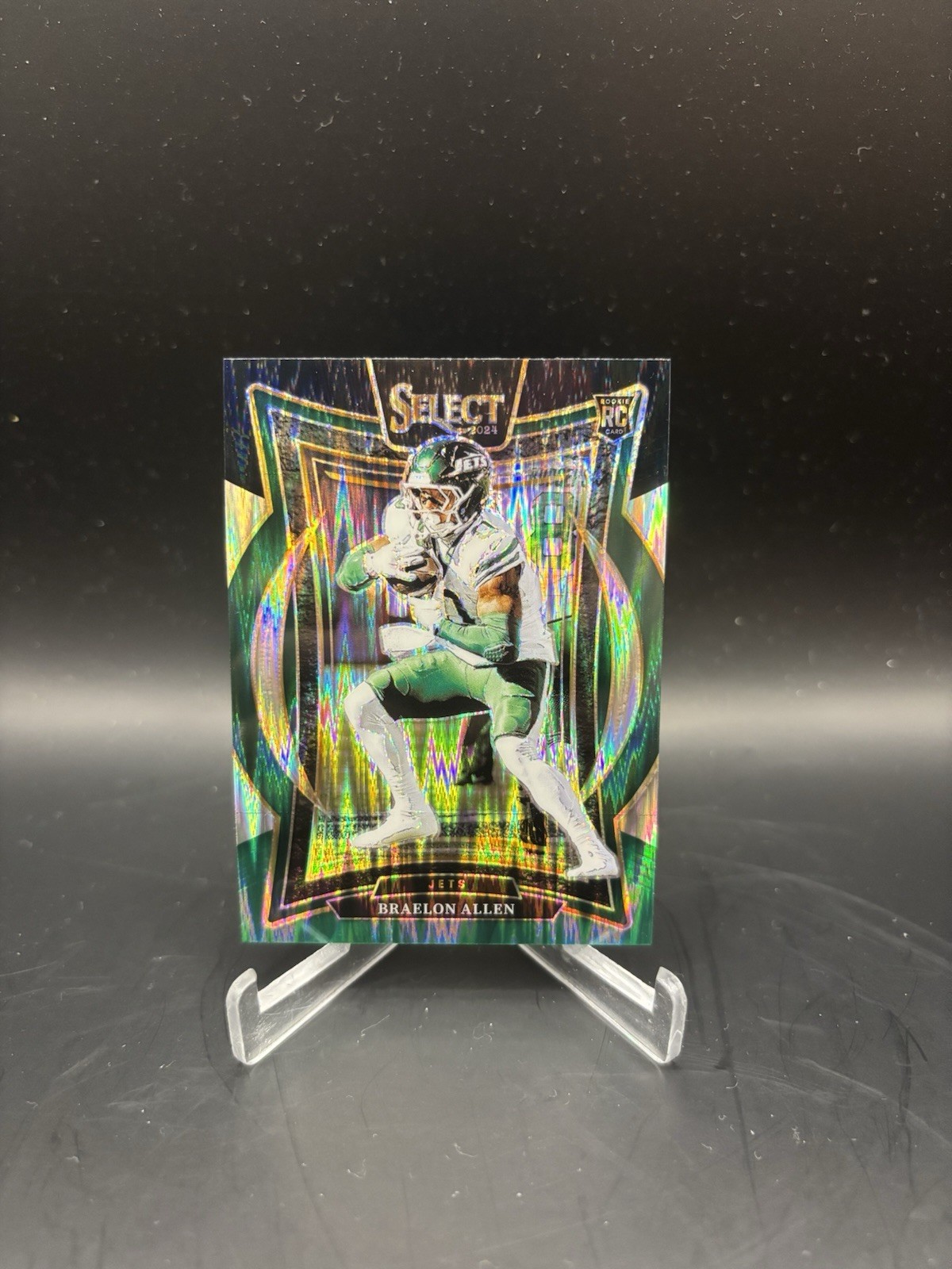 Braelon Allen Panini Select #10 Black/Green Shock