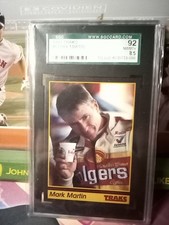 Mark Martin 1991 Traks Sgc Graded 8