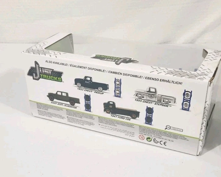 Ford COE 1947 plataforma plana con porta neumáticos nuevo en caja a escala 1/24 diecast por Jada Foto 4 de 4