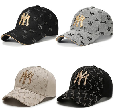 NY Embroidered Cap Adjustable Unisex New York Baseball Hat Casual Street Style