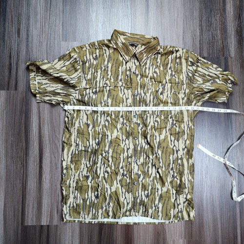 Drake Waterfowl Mossy Oak Shirt L Bottomland TreeStand Short Sleeve Button - Picture 3 of 9