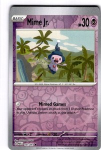 Mime Jr. - Common SV: Paldean Fates 031/091 NM