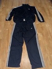 Y2K Navy Blue vintage Adidas tracksuit 2XL