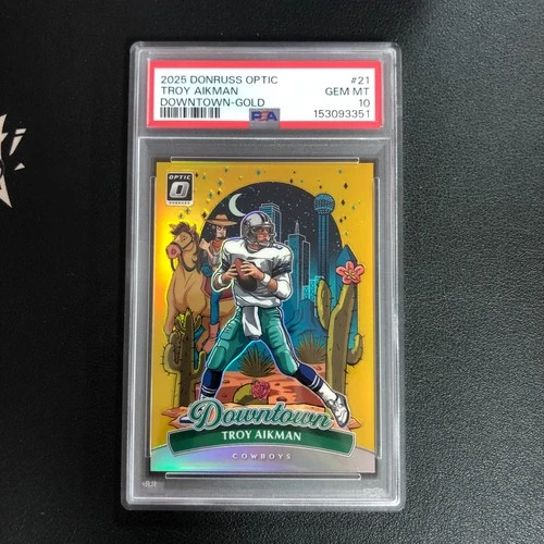 2025 Donruss Optic Troy Aikman Gold (PSA 10)