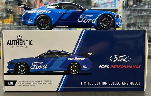 334316 2021 BATHURST LAUNCH LIVERY FORD MUSTANG GT GEN3 SUPERCAR 1:18 MODEL CAR
